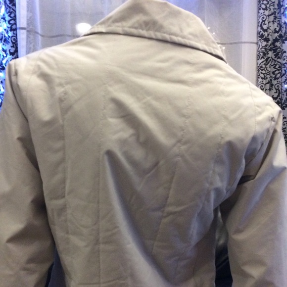 NWOT Gasoline beige zip front collared jacket - Picture 5 of 9